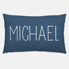 Name Lumbar Pillow :: Uppercase