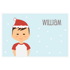 personalized Christmas placemat | boy