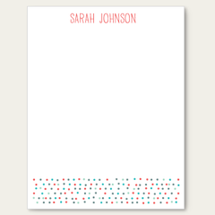 personalized notepad | dots
