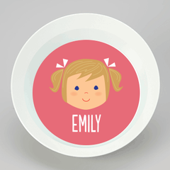 personalized bowl | girl face