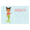 personalized kids placemat | mermaid