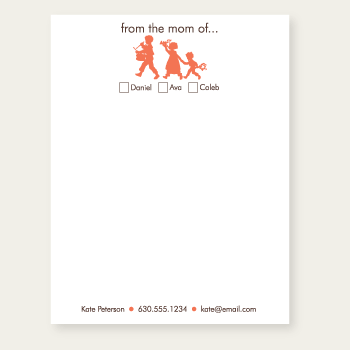 personalized notepad for mom | 3+ kids
