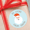 Santa Claus gift labels | 2.5" circles