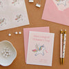 personalized valentines | pink unicorn