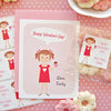 custom Valentine's Day gift labels | girl