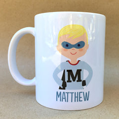 ceramic mug | superhero boy