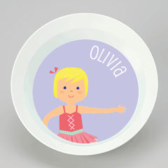 personalized bowl | ballerina