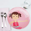personalized plate | ballerina