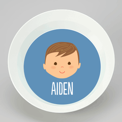 personalized bowl | boy face