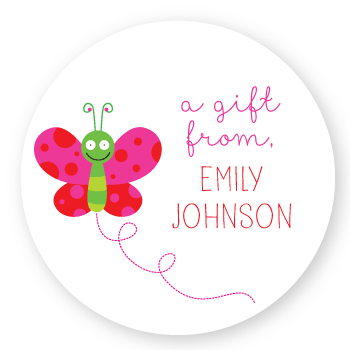 gift labels | butterfly