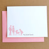 flat family note cards | choose-your-silhouettes