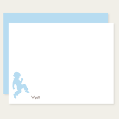 flat note cards | choose-your-silhouette | boy