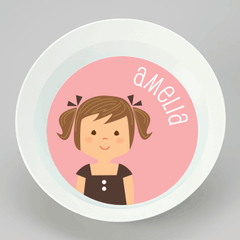 personalized bowl | girl
