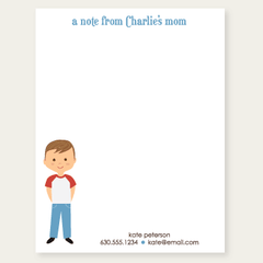 custom notepad for mom | boy