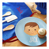 personalized plate | boy face