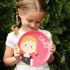 personalized plate | girl