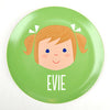 personalized plate | girl face