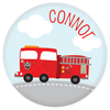 personalized plate | fire truck