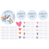 name labels | rainbow unicorn