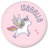 personalized plate | pink unicorn